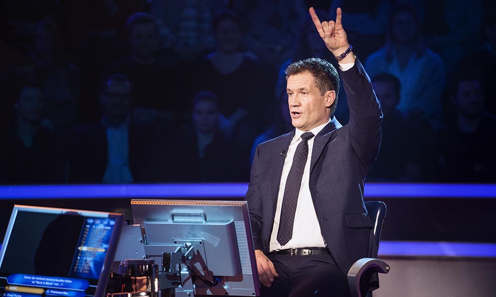 Millionen Show mit Armin Assinger Armin Assinger bei Millionen Show.