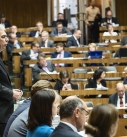 Finanzminister Johann Georg Schelling bei Budgetrede.