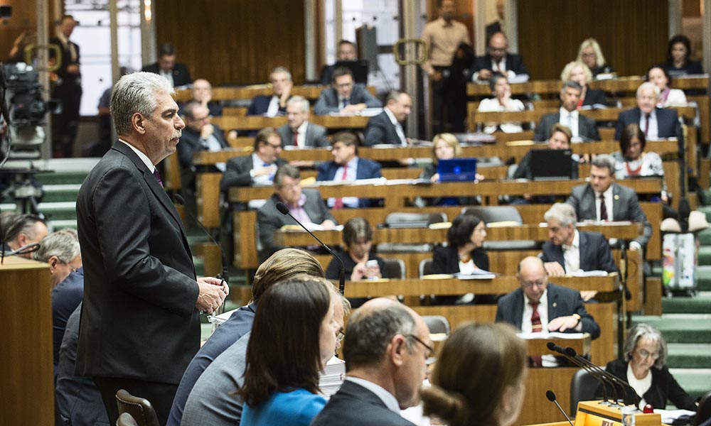 146. Sitzung des Nationalrates. Budgetrede des Finanzministers Finanzminister Johann Georg Schelling bei Budgetrede.