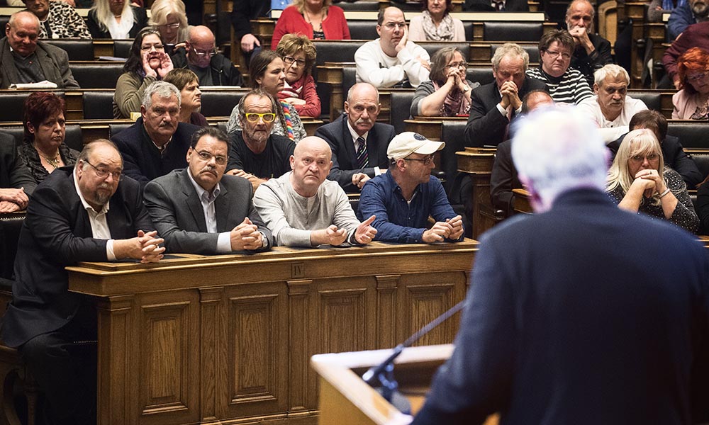 Staatsakt "Geste der Verantwortung" Rede von Kardinal Christoph Schönborn vor den Betroffenen.