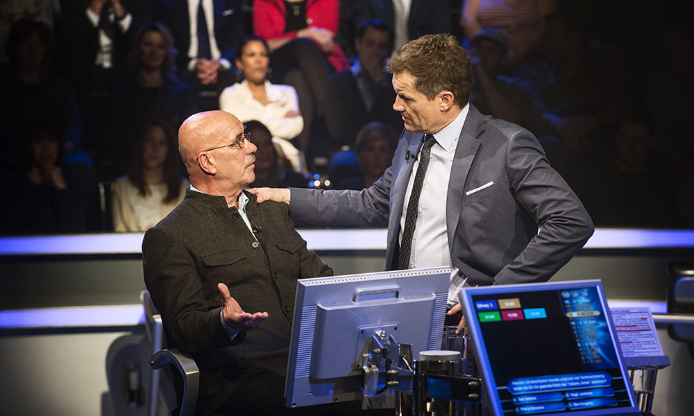 ORF Millionen Show mit Armin Assinger Otto Retzer und Armin Assinger bei ORF Millionen Show.