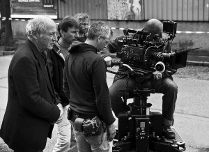 Robert Dornhelm mit Kameracrew.