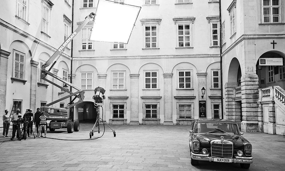 Neujahrskonzert 2026. Tänzer des Wiener Staatsballetts, Choreografie John Neumeier. Dreharbeiten in der Wiener Hofburg. © Thomas Jantzen / ORF