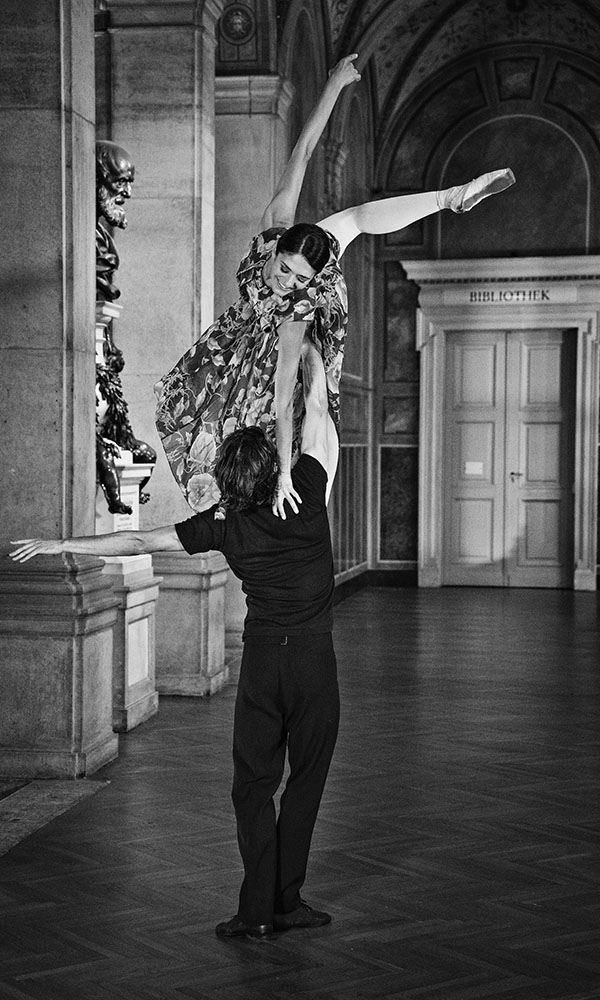 Neujahrskonzert 2026. Tänzer des Wiener Staatsballetts, Choreografie John Neumeier. Dreharbeiten in der Wiener Hofburg. © Thomas Jantzen / ORF